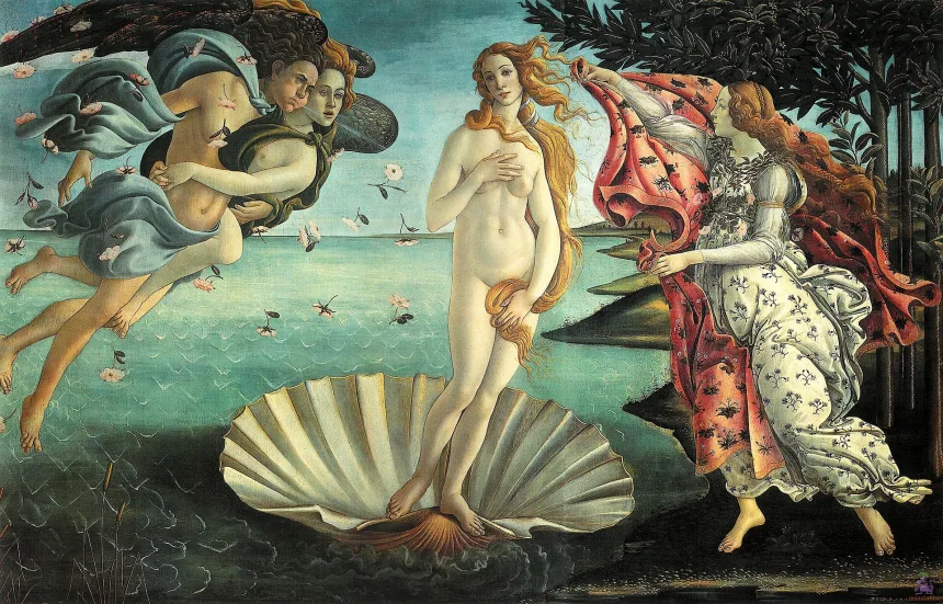Sandro Botticelli: Die Geburt der Venus, um 1485