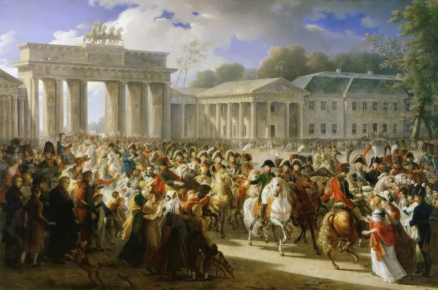 Charles Meynier, Entry of Napoleon into Berlin on 27 October 1806, 1810, Palace of Versailles
