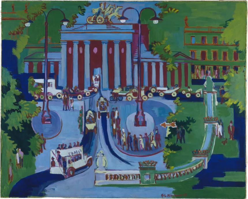 Ernst Ludwig Kirchner, Brandenburg Gate, 1929, Würth Collection